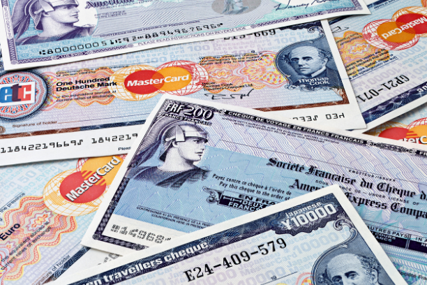 Ankauf Traveller Schecks