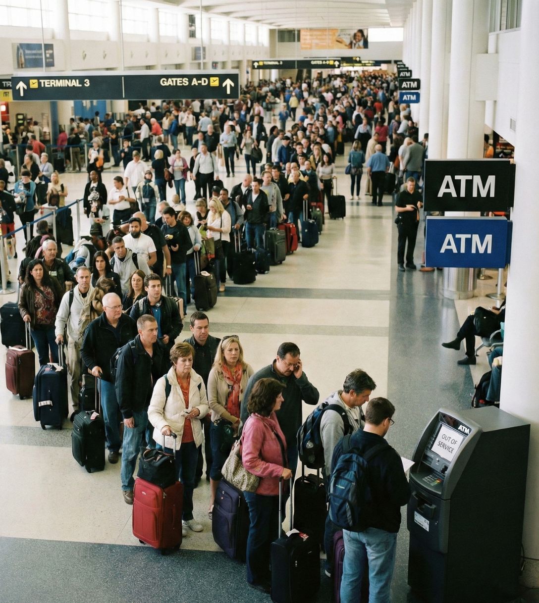 Geld abheben am Automaten